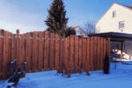wood fence